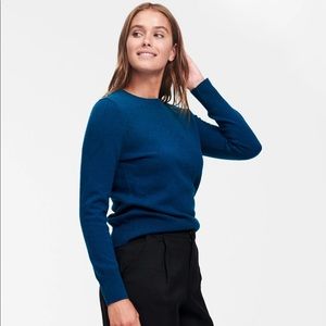 Naadam Cashmere Crew S Peacock
